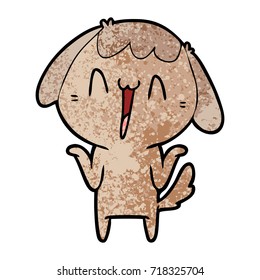 cute cartoon dog