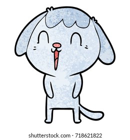 perro de dibujos animados adorables