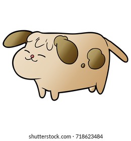 perro de dibujos animados adorables