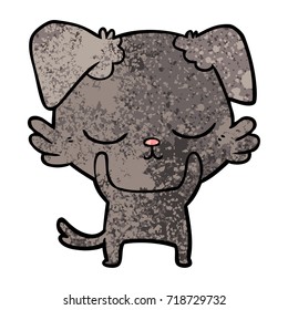 perro de dibujos animados adorables