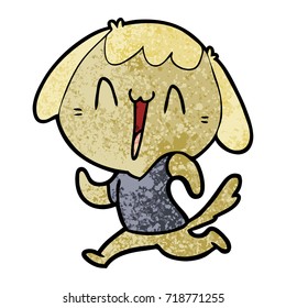 perro de dibujos animados adorables