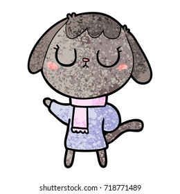 cute cartoon dog