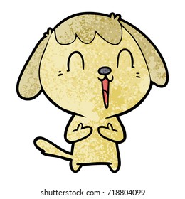 perro de dibujos animados adorables