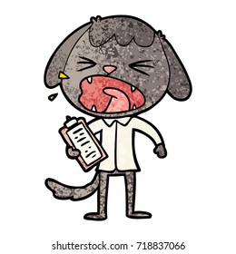 cute cartoon dog