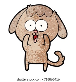 perro de dibujos animados adorables
