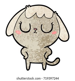 cute cartoon dog