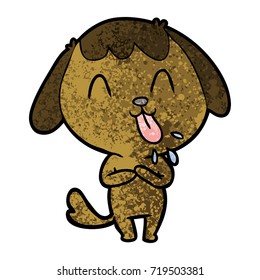perro de dibujos animados adorables