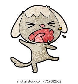 perro de dibujos animados adorables