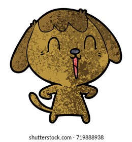 cute cartoon dog