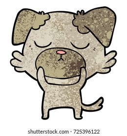 perro de dibujos animados adorables