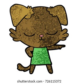 cute cartoon dog