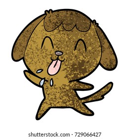 perro de dibujos animados adorables