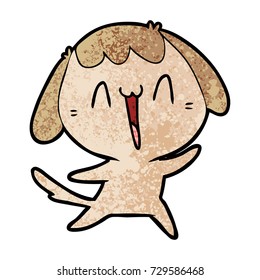 perro de dibujos animados adorables