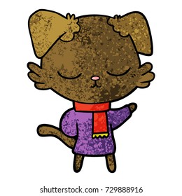 perro de dibujos animados adorables