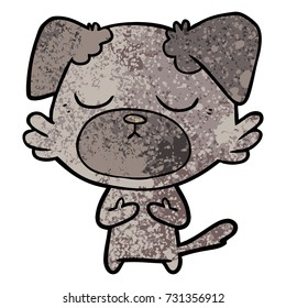 perro de dibujos animados adorables