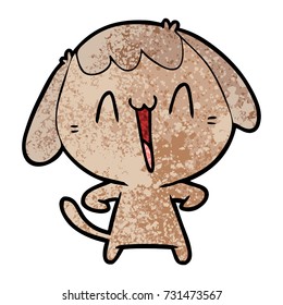 perro de dibujos animados adorables