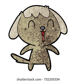 perro de dibujos animados adorables