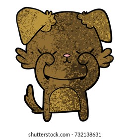 perro de dibujos animados adorables