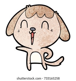 perro de dibujos animados adorables