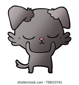 perro de dibujos animados adorables
