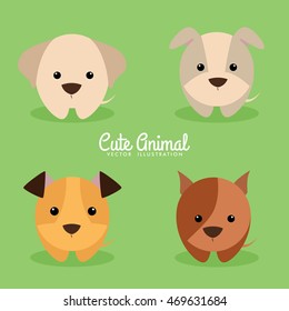 Cute Cartoon dogs