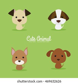 Cute Cartoon dogs