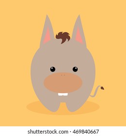 Cute Cartoon donkey