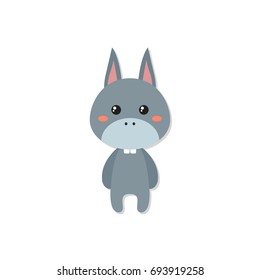 Cute Cartoon Donkey