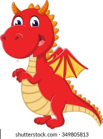Cute cartoon dragon