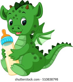 Cute cartoon dragon