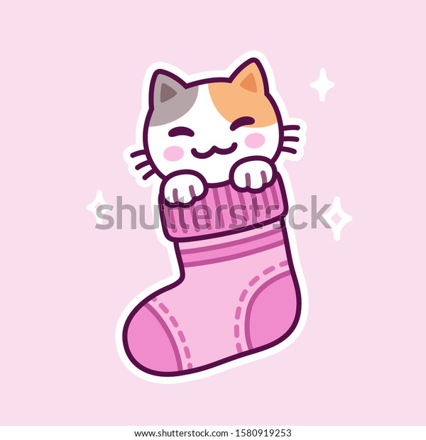 Featured image of post Kawaii Fluffy Cat Drawing Kawaii cat seamless vector pattern