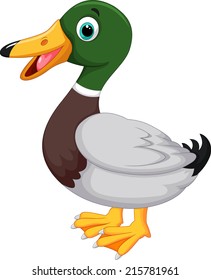 Cute Cartoon Duck