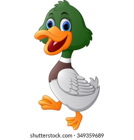 Cute Cartoon Duck