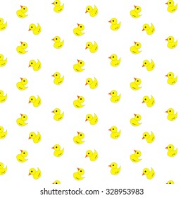 Cute Cartoon Ducks Pattern.