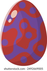 Ilustración linda de los huevos de Pascua. Aislado sobre fondo blanco