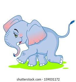 Cute cartoon elephant