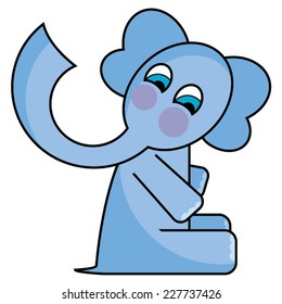 Cute Cartoon Elephant