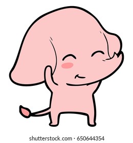 süßer Cartoon-Elefant