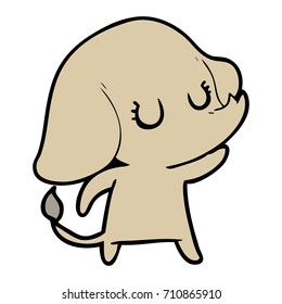 cute cartoon elephant