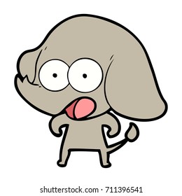 süßer Cartoon-Elefant