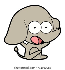 cute cartoon elephant