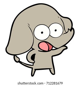 cute cartoon elephant