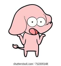 süßer Cartoon-Elefant
