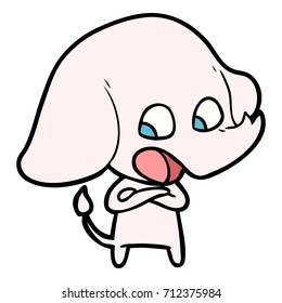 süßer Cartoon-Elefant