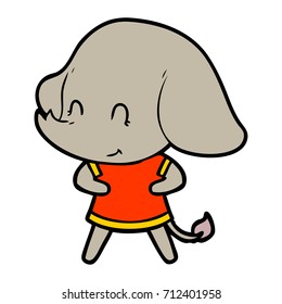 cute cartoon elephant