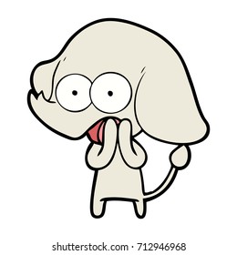 süßer Cartoon-Elefant