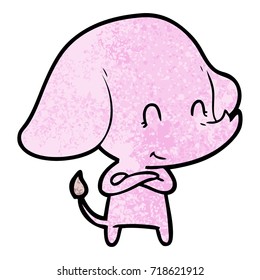 tira elefante de dibujos animados