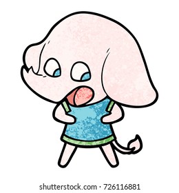 süßer Cartoon-Elefant