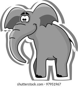Cute cartoon elephant