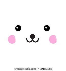 Cute Cartoon face template